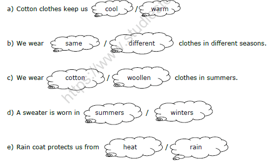 cbse class 1 evs revision worksheet set r practice worksheet for